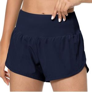 Women’s Athletic Running Shorts | Navy Blue | Size Medium